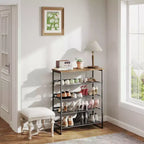 SUGIFT 5 Tier Shoe Rack Organizer for Closet Entryway with Storage Shelves