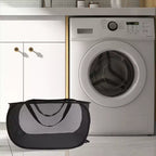 Unique Bargains Folding Single Layer Laundry Basket 22.83x14.17x14.17 1 Pc