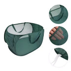 Unique Bargains Folding Single Layer Laundry Basket 22.83x14.17x14.17 1 Pc