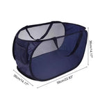 Unique Bargains Folding Single Layer Laundry Basket 22.83x14.17x14.17 1 Pc