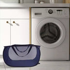 Unique Bargains Folding Single Layer Laundry Basket 22.83x14.17x14.17 1 Pc