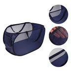 Unique Bargains Folding Single Layer Laundry Basket 22.83x14.17x14.17 1 Pc