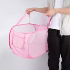 Unique Bargains Folding Single Layer Laundry Basket 22.83x14.17x14.17 1 Pc