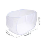 Unique Bargains Folding Single Layer Laundry Basket 22.83x14.17x14.17 1 Pc