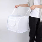 Unique Bargains Folding Single Layer Laundry Basket 22.83x14.17x14.17 1 Pc