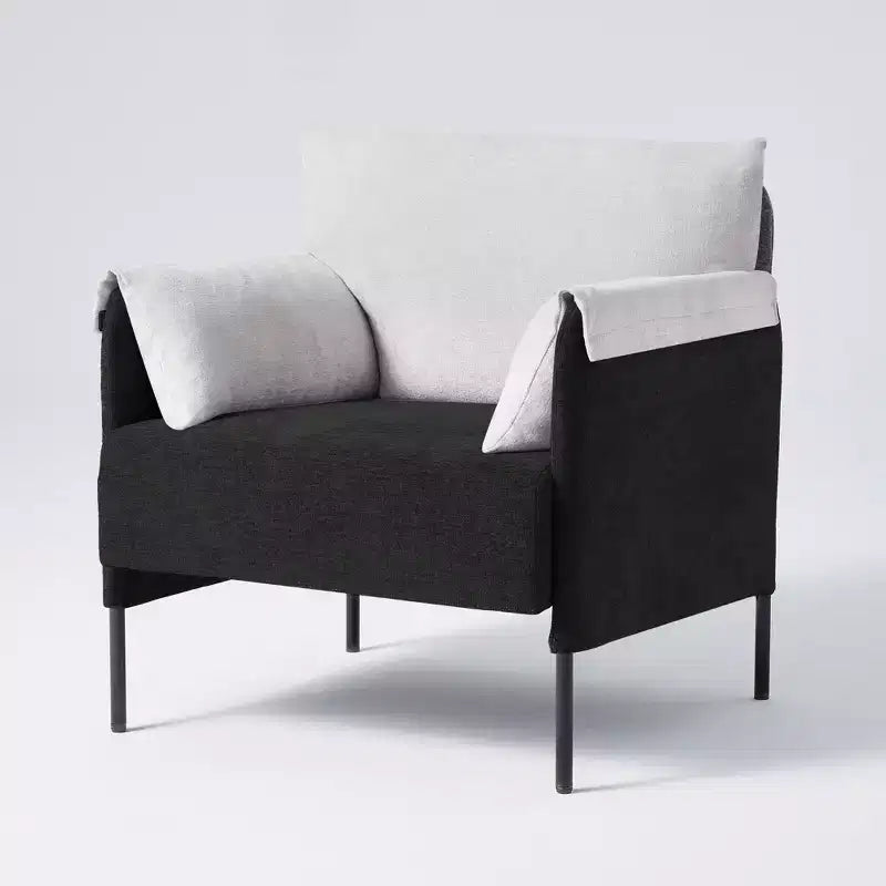 Chenille Oversized Accent Chair, Sofa Chair with Large Seat, Modern Armchair Reading Chairs for Bedroom Living Room(Set of 2