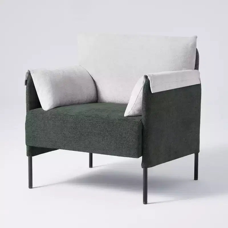 Chenille Oversized Accent Chair, Sofa Chair with Large Seat, Modern Armchair Reading Chairs for Bedroom Living Room(Set of 2