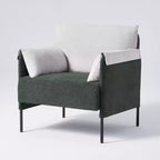 Chenille Oversized Accent Chair, Sofa Chair with Large Seat, Modern Armchair Reading Chairs for Bedroom Living Room(Set of 2