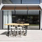 VEVOR Window Door Awning Canopy , UPF 50+ Polycarbonate Entry Door Outdoor Window Awning Exterior, Front Door Overhang Awning