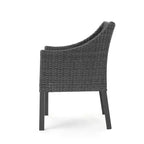 Christopher Knight Home Arrigo Outdoor Acacia Wood and Wicker 3 Piece Bistro Set