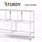 5 Drawer Dresser, Long Fabric Storage Unit for Bedroom, Closet, Living Room, Hallway & Nursery