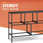 5 Drawer Dresser, Long Fabric Storage Unit for Bedroom, Closet, Living Room, Hallway & Nursery