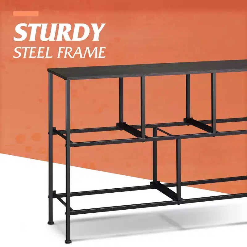 5 Drawer Dresser, Long Fabric Storage Unit for Bedroom, Closet, Living Room, Hallway & Nursery