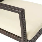 Christopher Knight Home Kent Outdoor Acacia Wood and Wicker 3 Piece Bistro Set