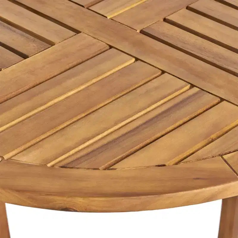 Christopher Knight Home Marcello Outdoor Mesh and Acacia Wood 3 Piece Bistro Set
