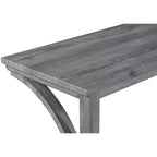 4-Piece Farmhouse Bar Height Dining Set with 3 Stool Counter Height Dining Set Breakfast Table Set Bistro Dining Set, Rustic&Industrial-ModernLuxe