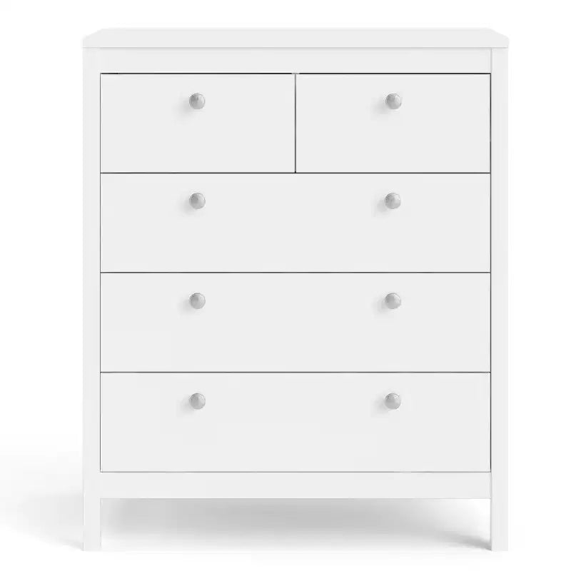 HomeStock Madrid 5 Drawer Chest Modern-Traditional Style 189 X 324 X 3894