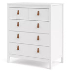 HomeStock Madrid 5 Drawer Chest Modern-Traditional Style 189 X 324 X 3894