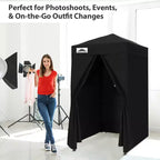 EAGLE PEAK 4x4 Pop Up Canopy, Flex Ultra Compact Portable Privacy Changing Room Photoshoots