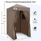 EAGLE PEAK 4x4 Pop Up Canopy, Flex Ultra Compact Portable Privacy Changing Room Photoshoots