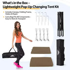 EAGLE PEAK 4x4 Pop Up Canopy, Flex Ultra Compact Portable Privacy Changing Room Photoshoots