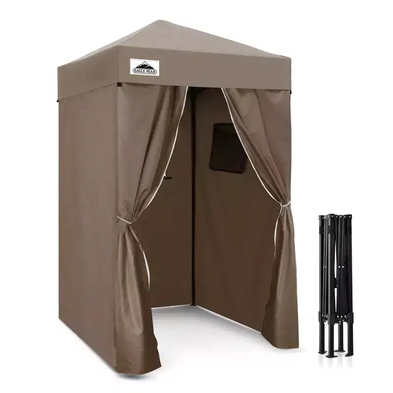 EAGLE PEAK 4x4 Pop Up Canopy, Flex Ultra Compact Portable Privacy Changing Room Photoshoots