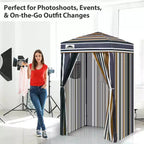 EAGLE PEAK 4x4 Pop Up Canopy, Flex Ultra Compact Portable Privacy Changing Room Photoshoots