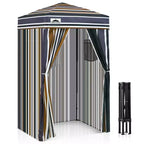 EAGLE PEAK 4x4 Pop Up Canopy, Flex Ultra Compact Portable Privacy Changing Room Photoshoots