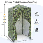 EAGLE PEAK 4x4 Pop Up Canopy, Flex Ultra Compact Portable Privacy Changing Room Photoshoots