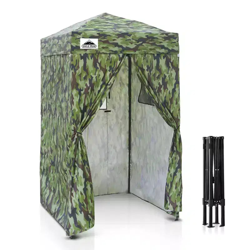 EAGLE PEAK 4x4 Pop Up Canopy, Flex Ultra Compact Portable Privacy Changing Room Photoshoots