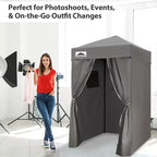 EAGLE PEAK 4x4 Pop Up Canopy, Flex Ultra Compact Portable Privacy Changing Room Photoshoots