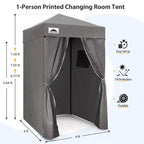 EAGLE PEAK 4x4 Pop Up Canopy, Flex Ultra Compact Portable Privacy Changing Room Photoshoots