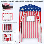 EAGLE PEAK 4x4 Pop Up Canopy, Flex Ultra Compact Portable Privacy Changing Room Photoshoots
