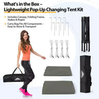 EAGLE PEAK 4x4 Pop Up Canopy, Flex Ultra Compact Portable Privacy Changing Room Photoshoots