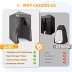 EAGLE PEAK 4x4 Pop Up Canopy, Flex Ultra Compact Portable Privacy Changing Room Photoshoots
