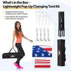 EAGLE PEAK 4x4 Pop Up Canopy, Flex Ultra Compact Portable Privacy Changing Room Photoshoots