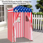 EAGLE PEAK 4x4 Pop Up Canopy, Flex Ultra Compact Portable Privacy Changing Room Photoshoots