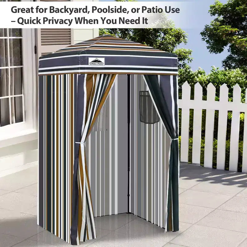 EAGLE PEAK 4x4 Pop Up Canopy, Flex Ultra Compact Portable Privacy Changing Room Photoshoots