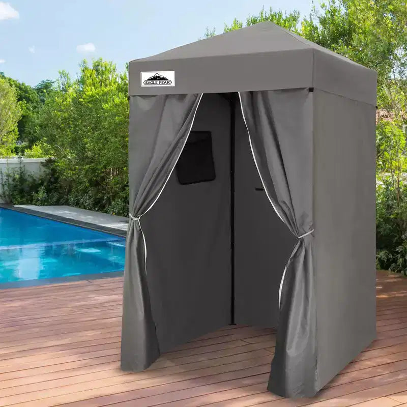 EAGLE PEAK 4x4 Pop Up Canopy, Flex Ultra Compact Portable Privacy Changing Room Photoshoots