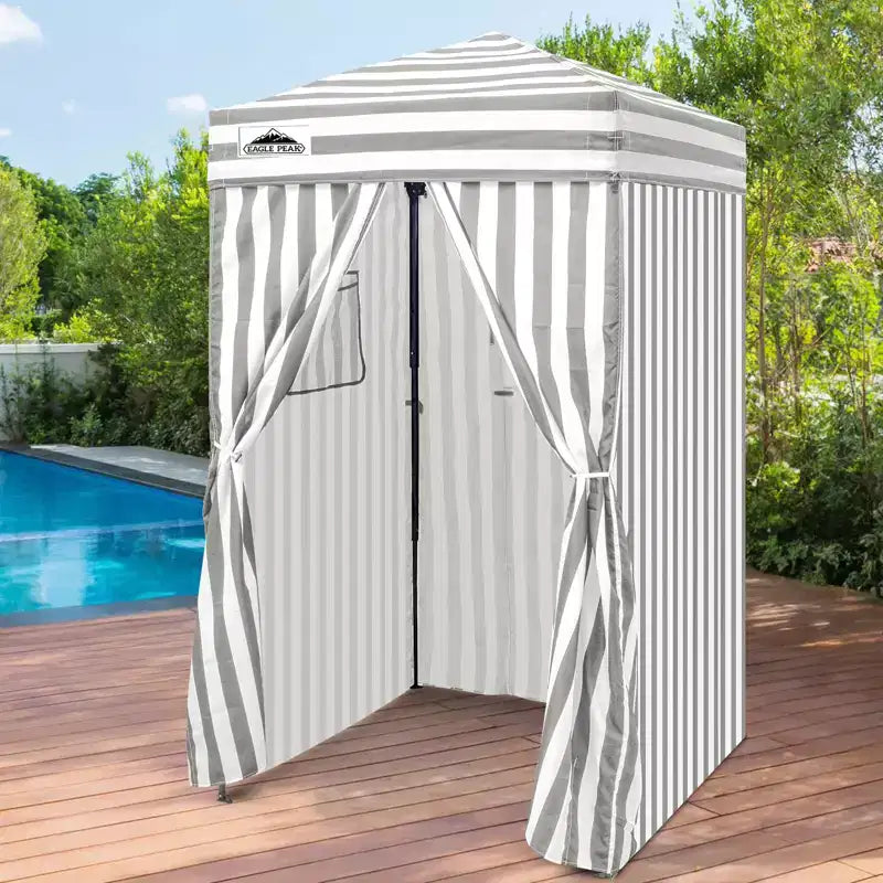 EAGLE PEAK 4x4 Pop Up Canopy, Flex Ultra Compact Portable Privacy Changing Room Photoshoots