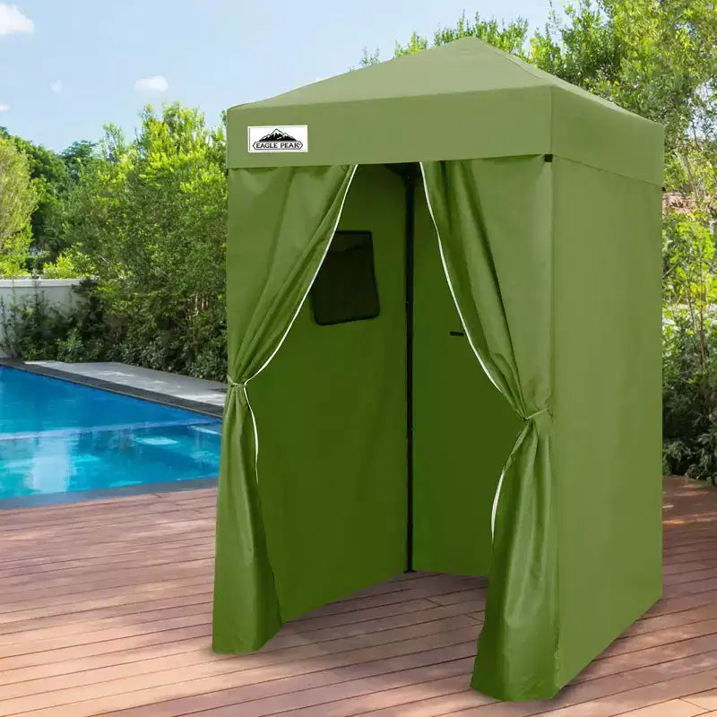 EAGLE PEAK 4x4 Pop Up Canopy, Flex Ultra Compact Portable Privacy Changing Room Photoshoots