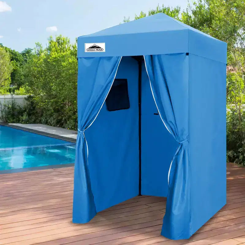 EAGLE PEAK 4x4 Pop Up Canopy, Flex Ultra Compact Portable Privacy Changing Room Photoshoots