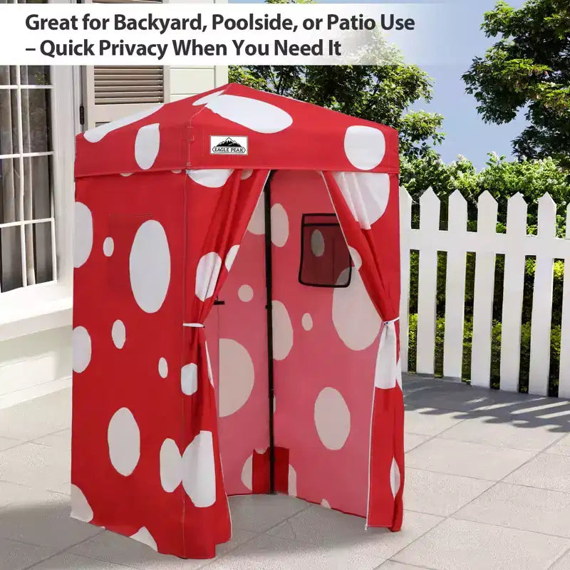 EAGLE PEAK 4x4 Pop Up Canopy, Flex Ultra Compact Portable Privacy Changing Room Photoshoots