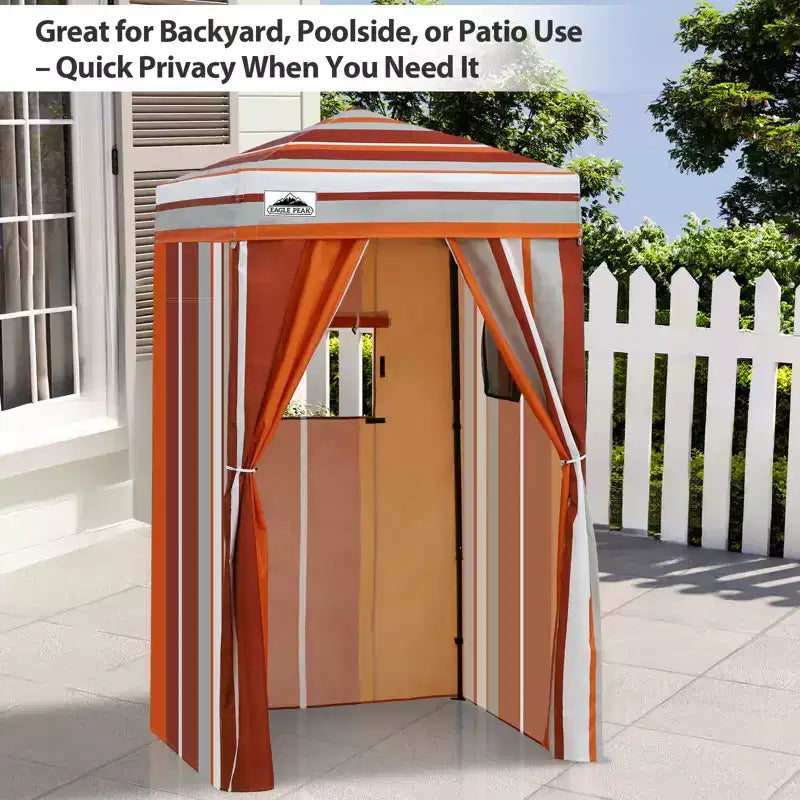 EAGLE PEAK 4x4 Pop Up Canopy, Flex Ultra Compact Portable Privacy Changing Room Photoshoots
