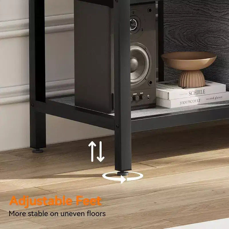 Rustic Brown 65 Inch TV Stand, Farmhouse Style Cabinet with Storage for TVs up to 75 Inch, Ideal for Living Room
