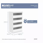 ClosetMaid Modular Storage 4-Drawer Unit - ClosetMaid