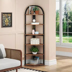 71.65 Narrow Space Saving Tall Bookshelf