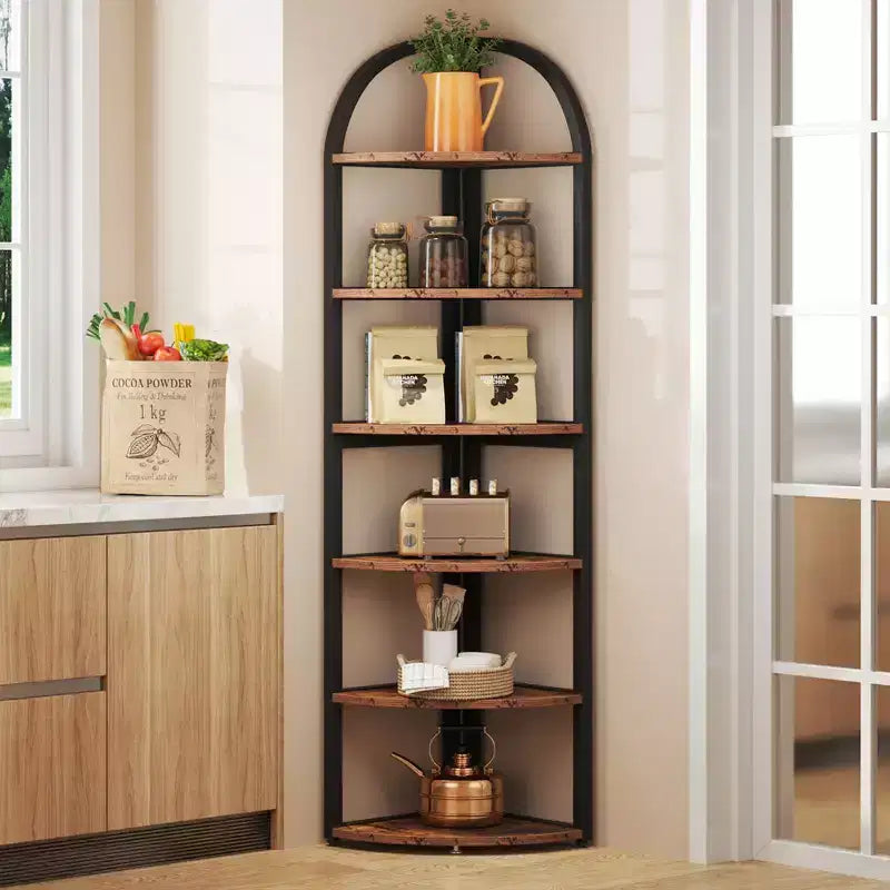 71.65 Narrow Space Saving Tall Bookshelf