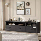 70in TV Stand for TVs up to 80, Mid Century Modern Entertainment Center with Drawer, TV Console Media Cabinet for Living Room, Bedroom