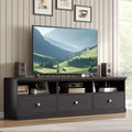 70in TV Stand for TVs up to 80, Mid Century Modern Entertainment Center with Drawer, TV Console Media Cabinet for Living Room, Bedroom